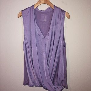 A New Day | Lavender Wrap Tank